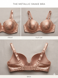Bra metallic snake