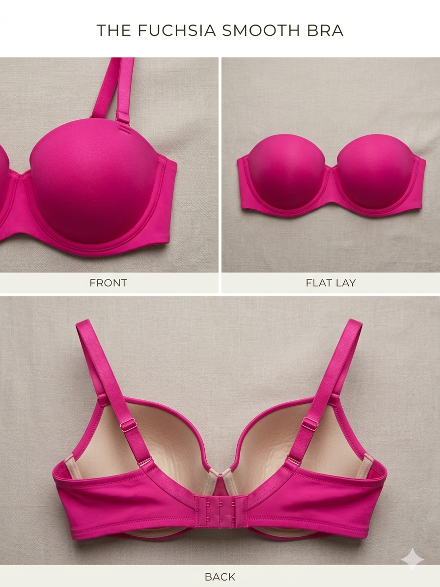 Bra fuchsia smooth
